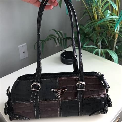 prada milano black handbag|prada milano bag vintage.